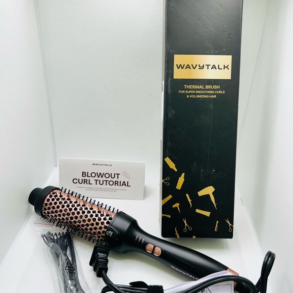 Wavytalk Other - NWT Wavytalk 1.5” Thermal Brush Rose Gold Blowout Ionic Round Brush